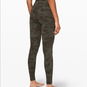 Lululemon 25" Align Pant in camo - size 2